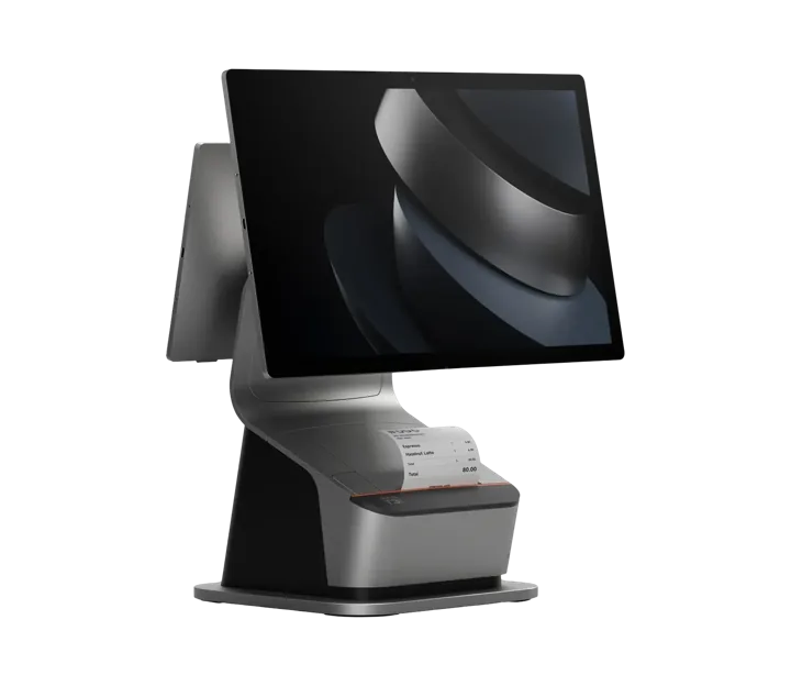 POS system with printer and customer display